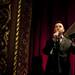The Michigan Theater's Drew Waller introduces author Neil Gaiman on Sunday, July 7. Daniel Brenner I AnnArbor.com